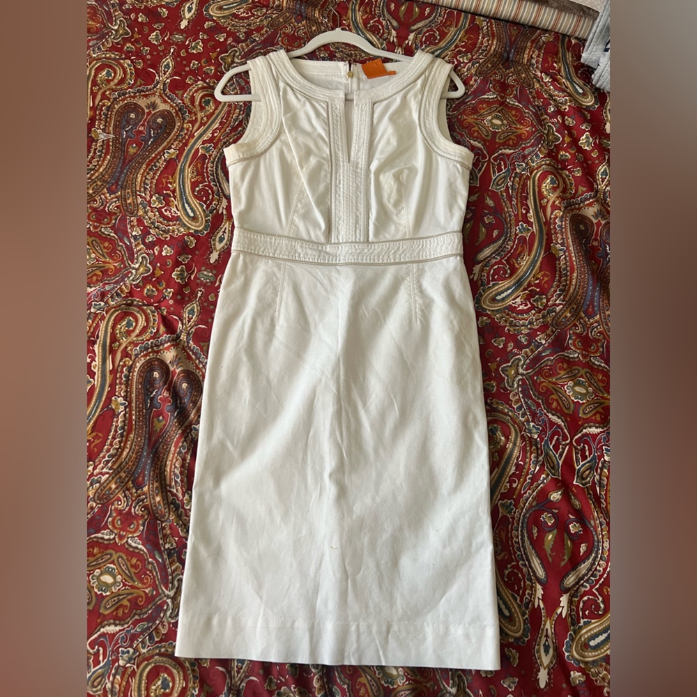 White Tory Burch dress
